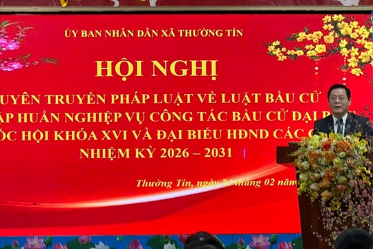 Thường Tín tập trung tuyên truyền công tác bầu cử