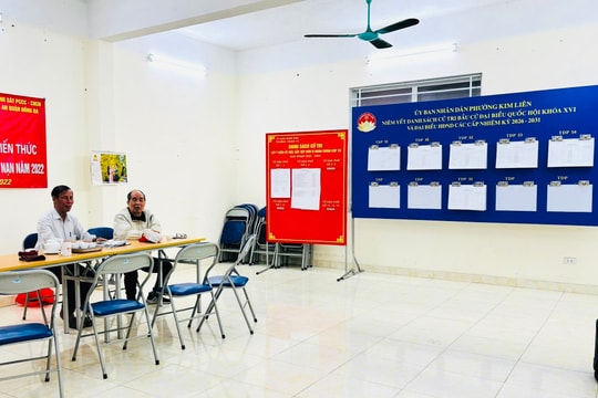 Phường Kim Liên sẵn sàng cho ngày hội non sông