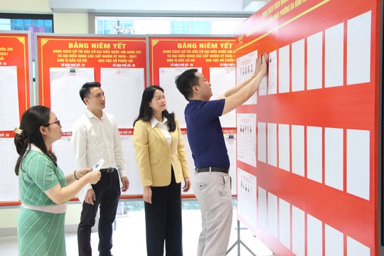 Phường Ba Đình: Công tác chuẩn bị bầu cử nghiêm túc, bài bản, đúng tiến độ