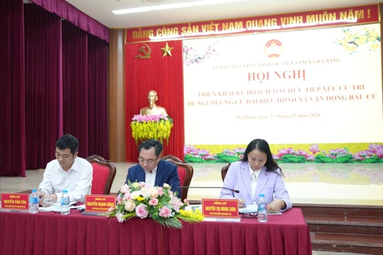 Hạ Bằng triển khai kế hoạch tiếp xúc cử tri phục vụ bầu cử HĐND xã nhiệm kỳ 2026-2031