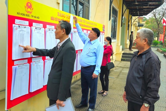 Hoài Đức sẵn sàng cho ngày bầu cử đại biểu Quốc hội và HĐND các cấp