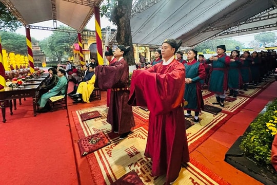 [Podcast] Giữ hồn cốt dân tộc qua nghi lễ khai xuân đầu năm tại Hoàng thành Thăng Long
