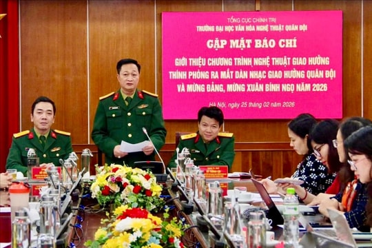 Dàn nhạc Giao hưởng Quân đội biểu diễn hòa nhạc mừng Đảng, mừng Xuân