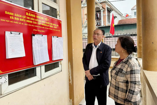 Xã Đan Phượng: bảo đảm cuộc bầu cử diễn ra dân chủ, đúng luật, an toàn, tiết kiệm