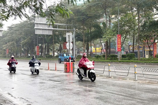 Bắc Bộ có mưa rào nhiều nơi, độ ẩm không khí cao