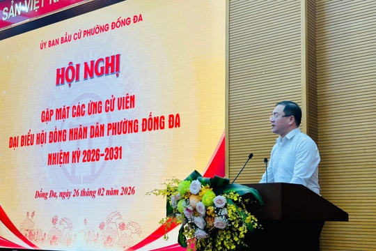Phường Đống Đa gặp mặt 43 ứng cử viên