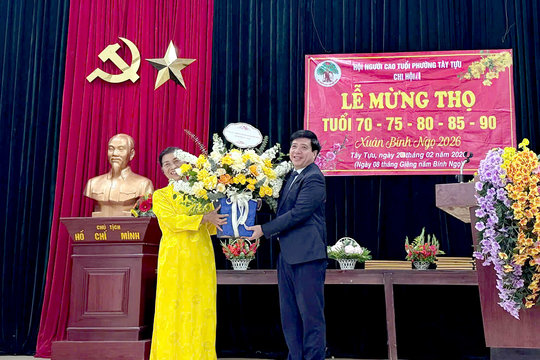 Tây Tựu: Lan tỏa đạo lý “kính lão, trọng thọ”