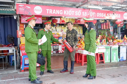 Bảo đảm an toàn phòng cháy tại cơ sở thờ tự dịp Xuân mới