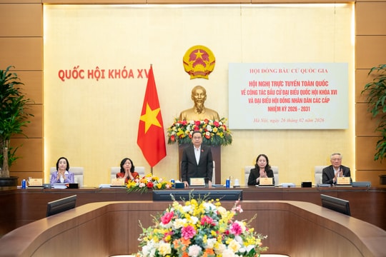 Hội nghị trực tuyến toàn quốc triển khai công tác bầu cử