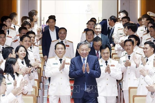 Tổng Bí thư Tô Lâm thăm, chúc Tết cán bộ, chiến sĩ Cục An ninh điều tra (Bộ Công an)