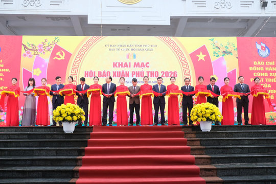 Hội báo Xuân Phú Thọ 2026: tôn vinh người làm báo, lan tỏa khát vọng phát triển