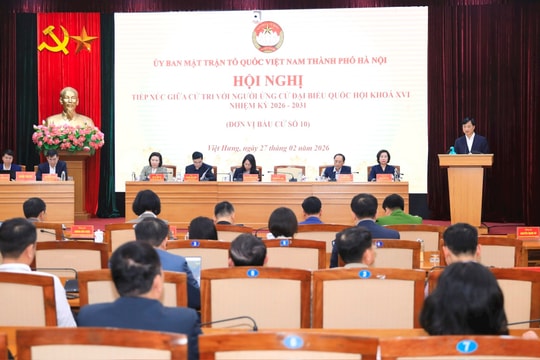 Bí thư Thành ủy Nguyễn Duy Ngọc tiếp xúc cử tri, vận động bầu cử