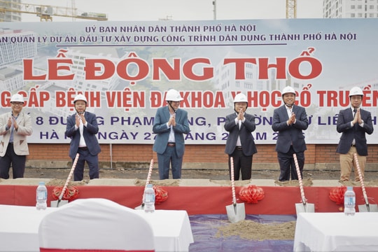Triển khai dự án nâng cấp Bệnh viện đa khoa Y học cổ truyền Hà Nội