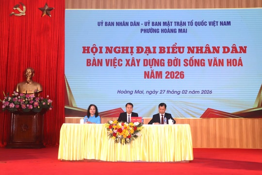 Phường Hoàng Mai: Phát huy dân chủ, xây dựng đời sống văn hóa từ cơ sở