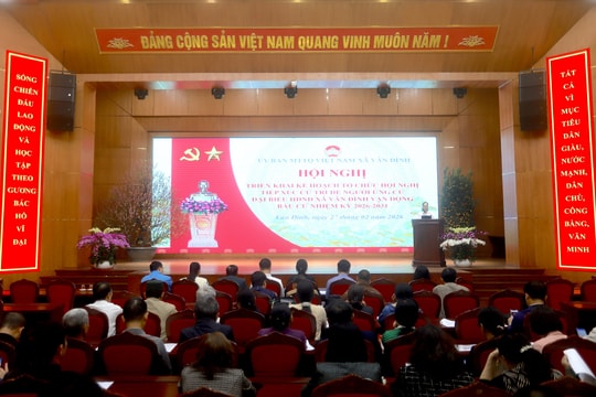 Từ ngày 2-3, Vân Đình bắt đầu các hội nghị tiếp xúc cử tri vận động bầu cử
