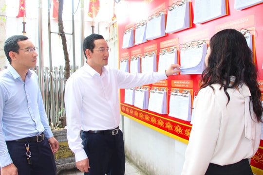 Đẩy mạnh chuyển đổi số trong công tác bầu cử tại Giảng Võ