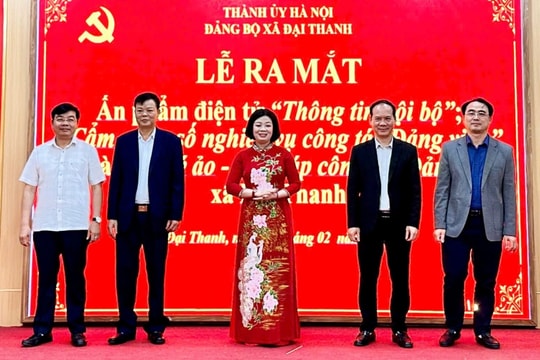 Xã Đại Thanh đột phá chuyển đổi số trong công tác Đảng