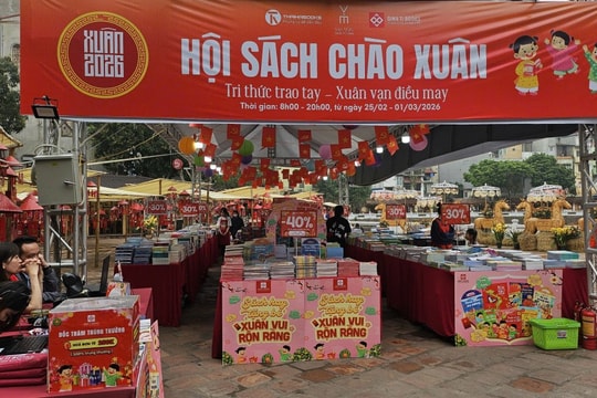 Đa dạng các hoạt động cho trẻ em tại Hội sách Chào Xuân 2026