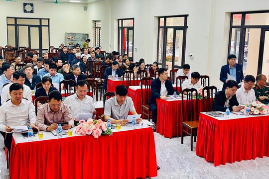 Hòa Xá tập trung tuyên truyền, bảo đảm an toàn tuyệt đối cho bầu cử