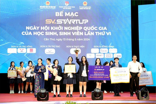 10 năm tới sẽ hình thành hệ sinh thái khởi nghiệp cho học sinh, sinh viên