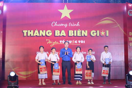 Tuổi trẻ sôi nổi với “Tháng Ba biên giới” năm 2026