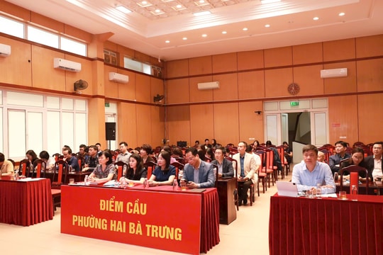 Phường Hai Bà Trưng gặp mặt 44 ứng cử viên đại biểu HĐND phường