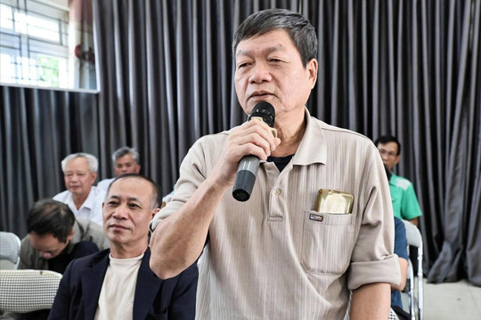 Ứng cử viên HĐND xã Hòa Xá trình bày chương trình hành động, hướng tới phát triển bền vững
