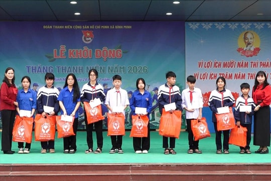 Bình Minh phát động Tháng thanh niên, trao tặng nhiều công trình ý nghĩa