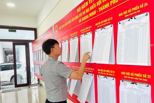 Xã Quang Minh tăng tốc chuẩn bị ngày hội bầu cử