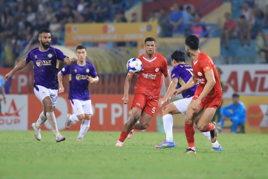 V.League 2025-2026: Thể Công Viettel đánh bại Hà Nội FC, vươn lên thứ 2 trên bảng xếp hạng