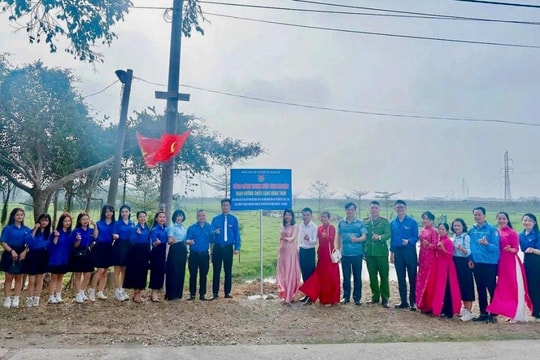 Xã Trung Giã khánh thành công trình thanh niên