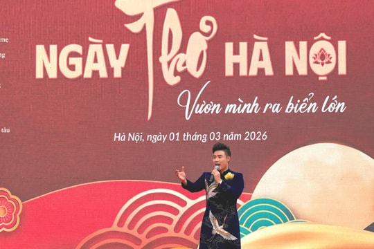 Ngày Thơ Hà Nội – “Vươn mình ra biển lớn”: Khơi dậy khát vọng cống hiến cho Thủ đô và đất nước