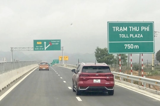 Bắt đầu thu phí 5 tuyến cao tốc Bắc - Nam từ 22h ngày 2-3