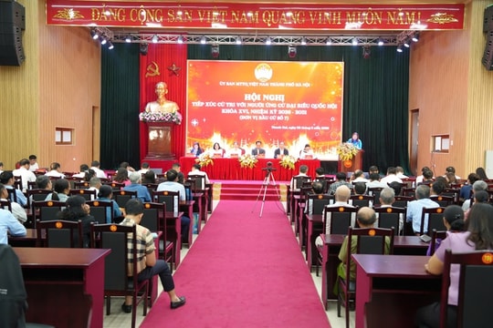 Ứng cử viên đại biểu Quốc hội khóa XVI - đơn vị bầu cử số 7 tiếp xúc cử tri 13 xã