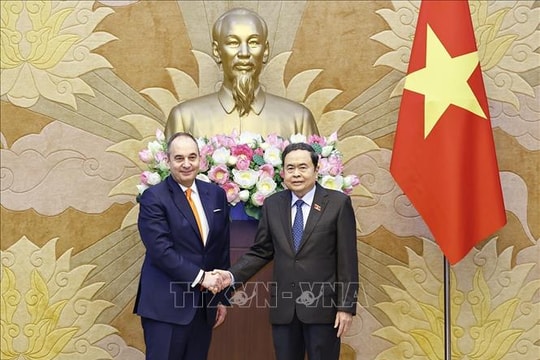 Chủ tịch Quốc hội Trần Thanh Mẫn tiếp Phó Chủ tịch thứ nhất Quốc hội Hy Lạp