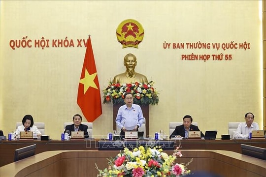Khai mạc Phiên họp thứ 55 của Ủy ban Thường vụ Quốc hội