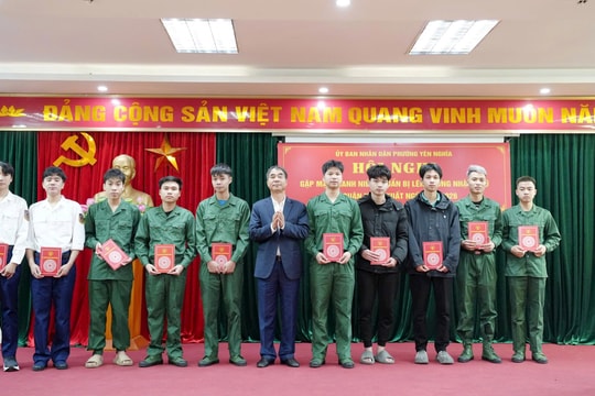Khí thế tuổi trẻ Yên Nghĩa trước ngày hội tòng quân 2026