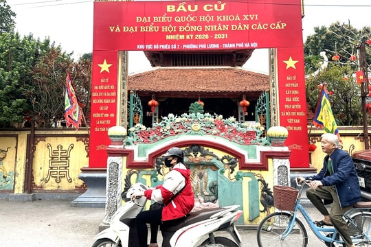 Phường Phú Lương rực rỡ cờ hoa, sẵn sàng cho ngày hội toàn dân