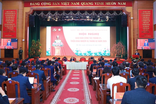 Hà Nội triển khai phương hướng, nhiệm vụ trọng tâm tháng 3-2026