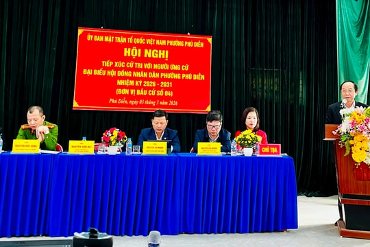 Quyết tâm xây dựng phường Phú Diễn phát triển toàn diện