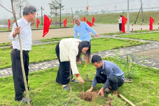 Khu dân cư ngoại thành Hà Nội sáng, xanh, sạch, đẹp trước bầu cử