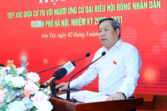 Chủ tịch UBND TP Hà Nội Vũ Đại Thắng: Cam kết trước cử tri phải được cụ thể hóa bằng hành động và kết quả