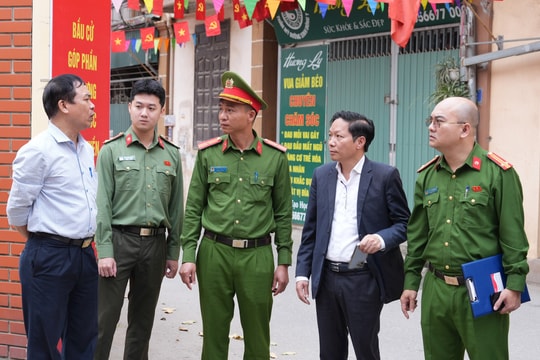 Phường Yên Nghĩa bảo đảm an toàn ngày bầu cử