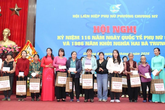 Phụ nữ phường Chương Mỹ hướng về ngày hội lớn