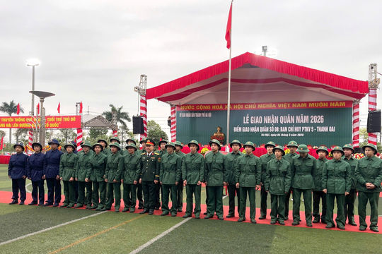 41 thanh niên Phúc Sơn lên đường nhập ngũ