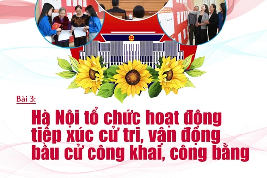 Bài 3: Hà Nội tổ chức hoạt động tiếp xúc cử tri, vận động bầu cử công khai, công bằng