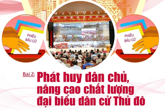 Bài 2: Phát huy dân chủ, nâng cao chất lượng đại biểu dân cử Thủ đô