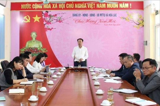 Xã Hòa Lạc quyết tâm hoàn thành giải phóng mặt bằng Khu công nghệ cao Hòa Lạc trong quý II-2026