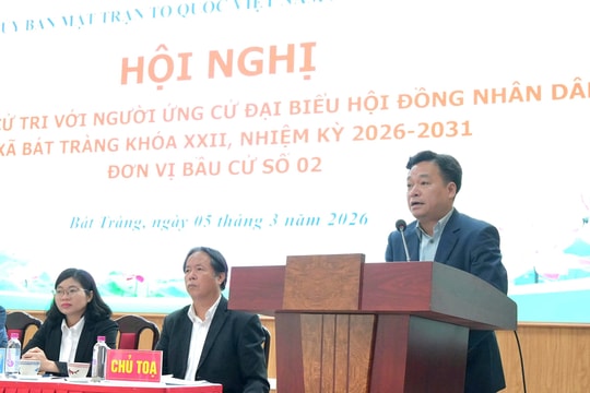 Bát Tràng phát huy vai trò lãnh đạo trong tiếp xúc cử tri tại đơn vị bầu cử số 2