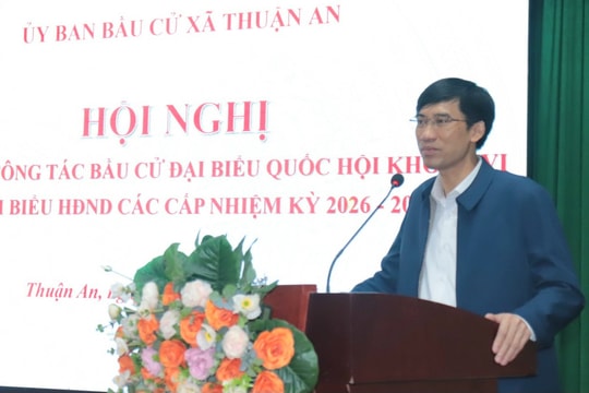 Thuận An tập huấn công tác bầu cử đại biểu Quốc hội khóa XVI và đại biểu HĐND các cấp